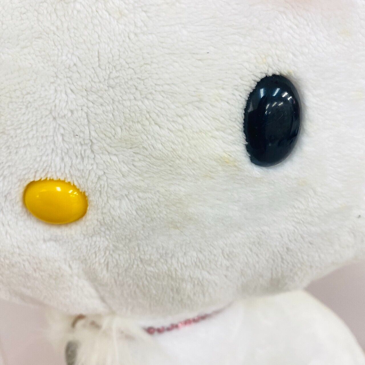 Sanrio Charmmy Charmy Kitty Plush Soft Stuffed Toy White Cat Super DX With Charm