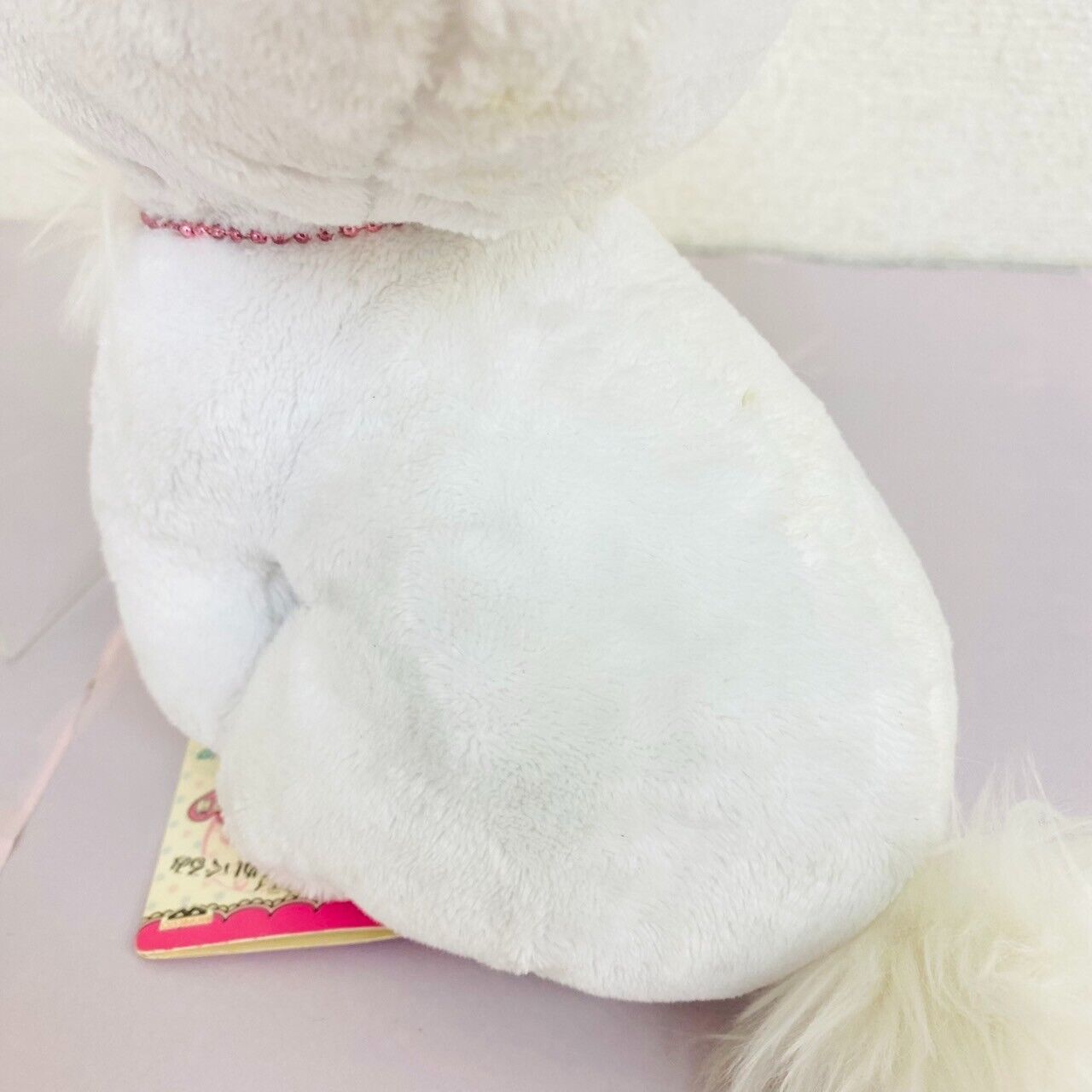 Sanrio Charmmy Charmy Kitty Plush Soft Stuffed Toy White Cat Super DX With Charm