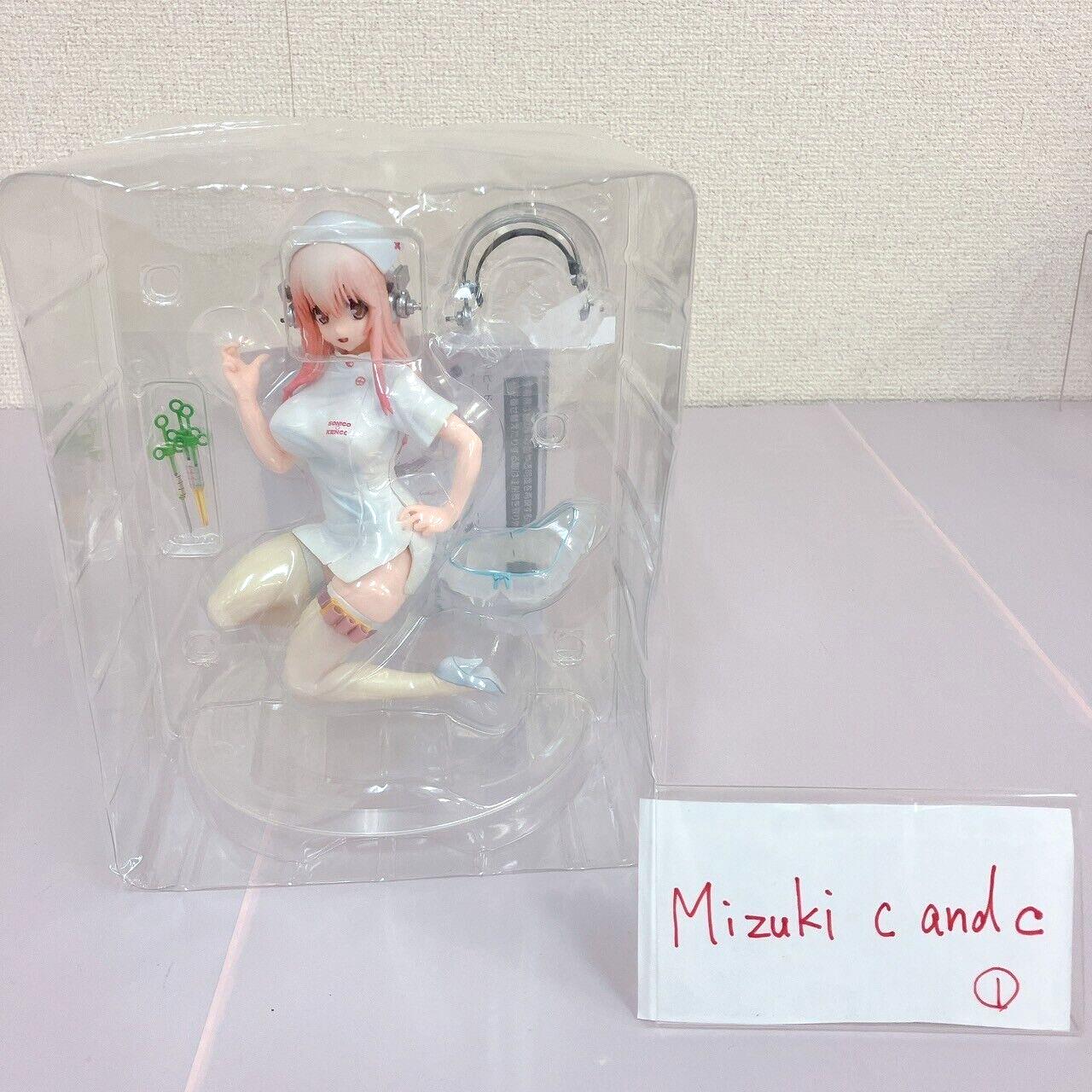 Nitro Super Sonico Special Figure Nurse Ver. White Headphone Syringe Girl Anime