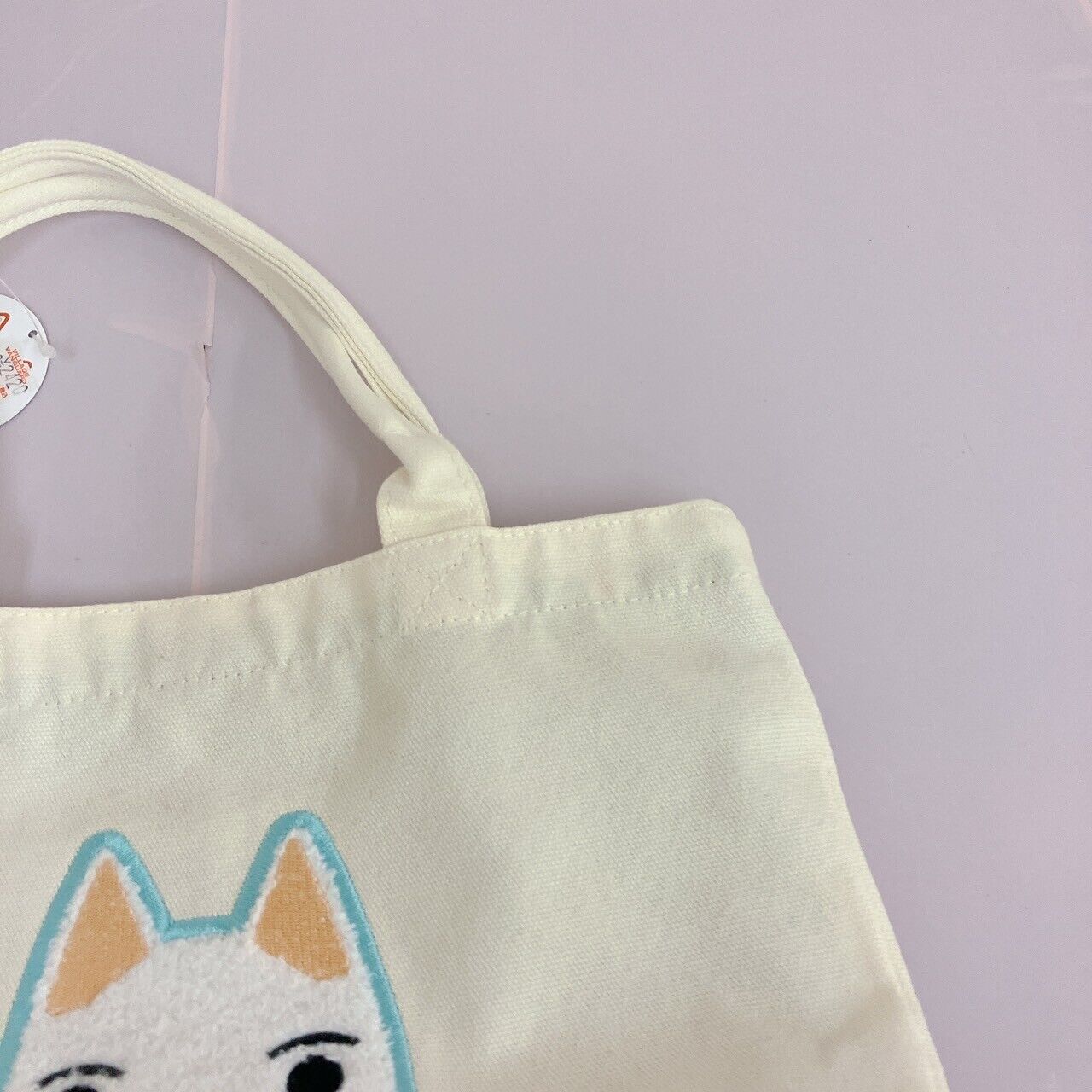 Dokodemo Issho Issyo Toro Inoue Lunch Tote Bag Handbag White Cat Kawaii Rare