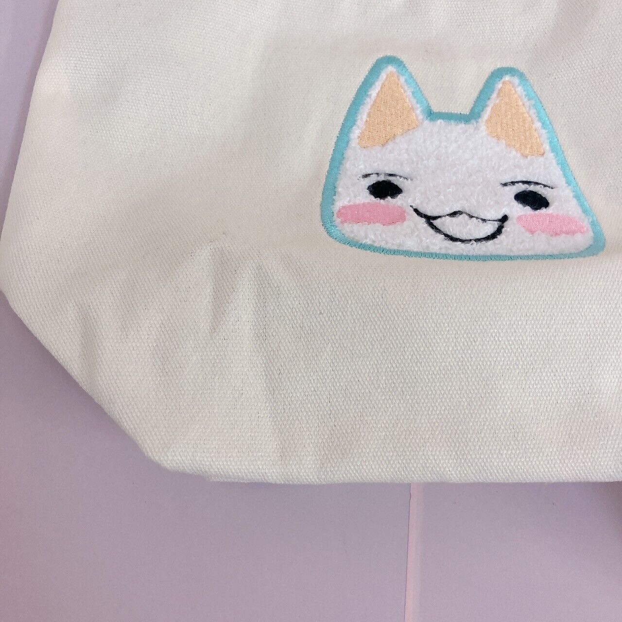 Dokodemo Issho Issyo Toro Inoue Lunch Tote Bag Handbag White Cat Kawaii Rare