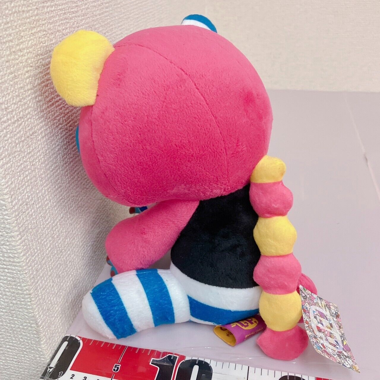 TAiTo Gloomy Bloody Bear Nanbaka Uno Pink Plush Soft Stuffed Toy Collaboration