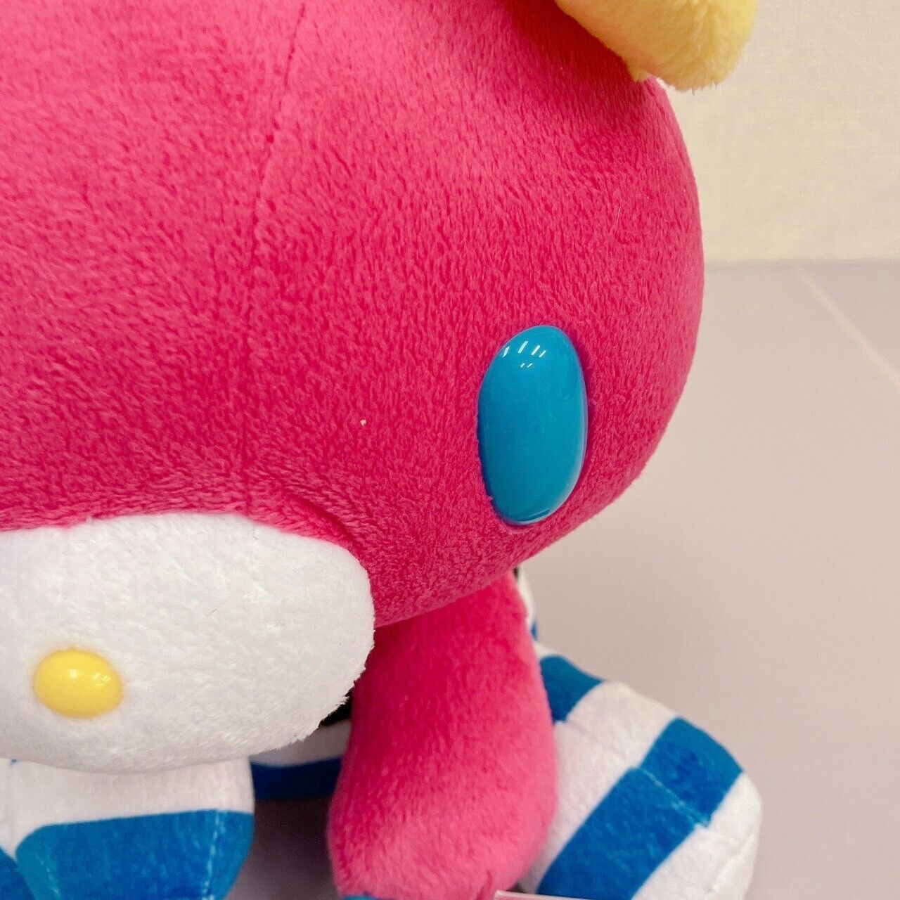 TAiTo Gloomy Bloody Bear Nanbaka Uno Pink Plush Soft Stuffed Toy Collaboration