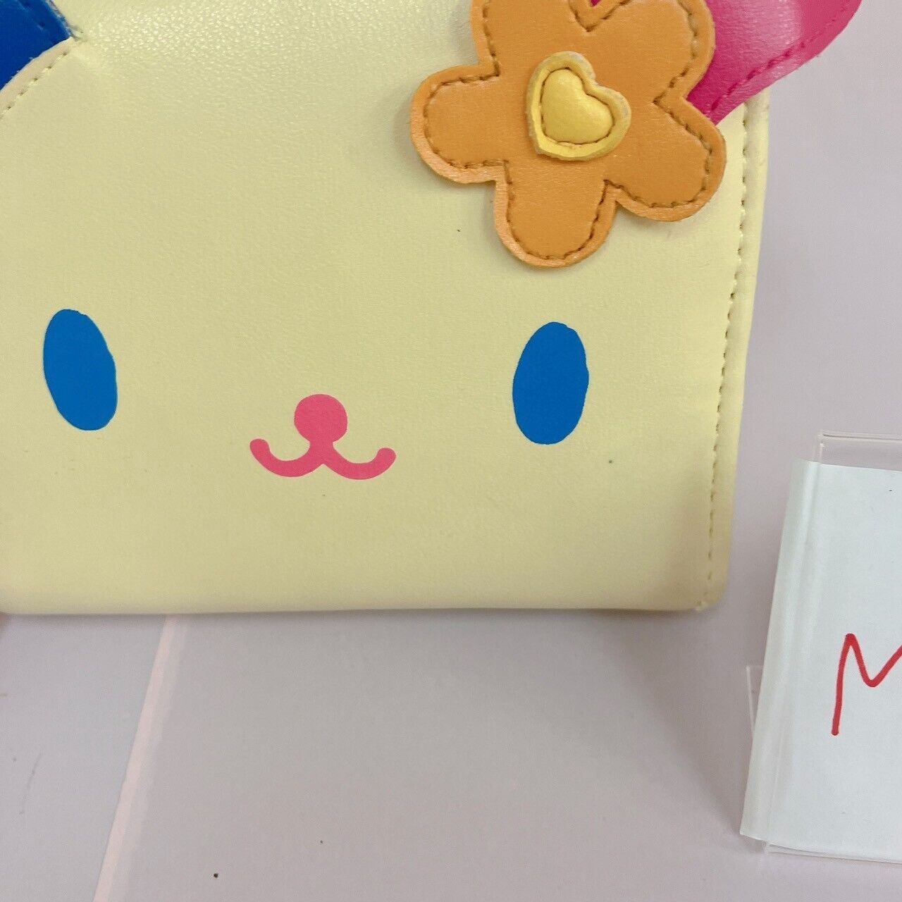 Sanrio Usahana Wallet Coin Case Purse Face Rabbit Flower Pink Blue Cream Kawaii