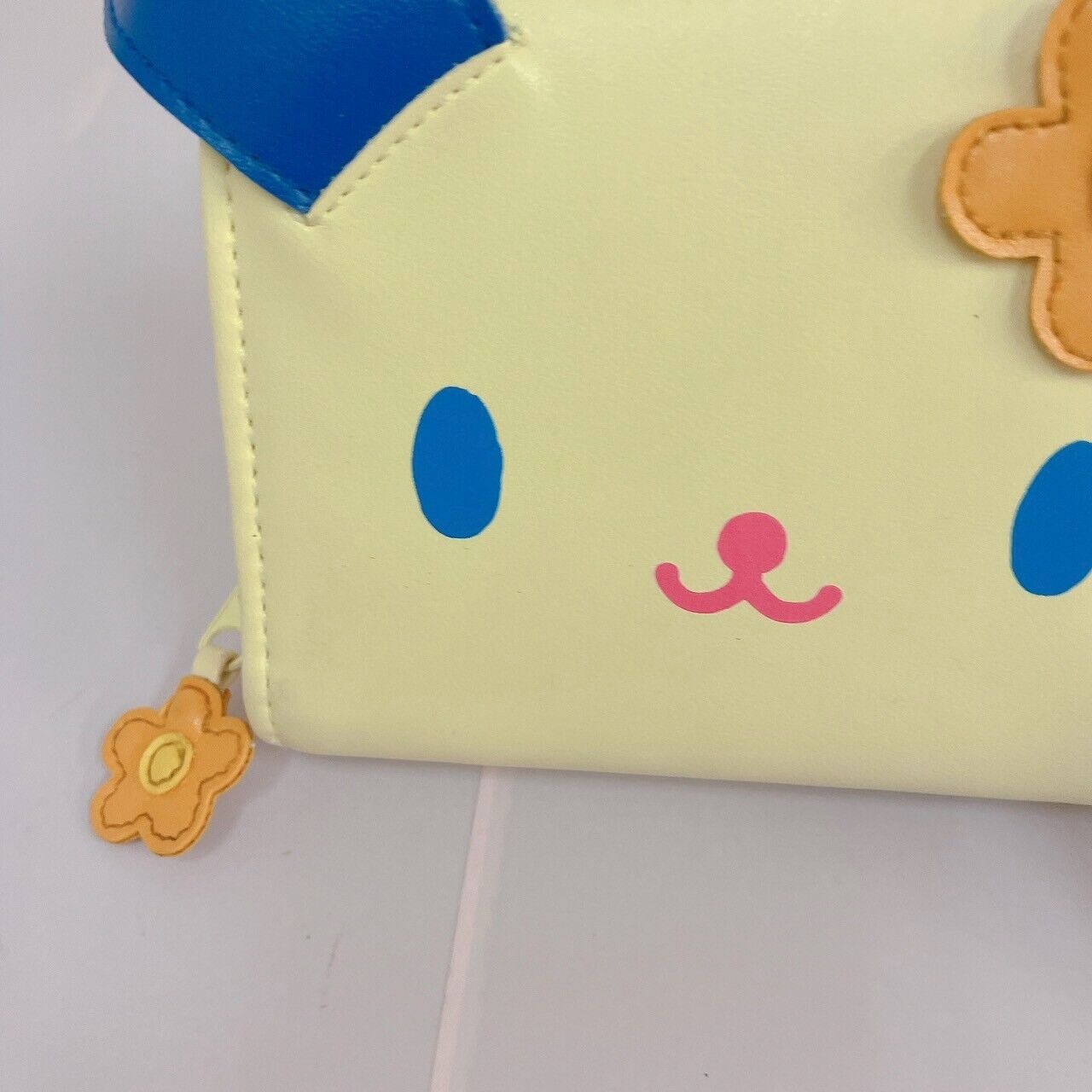 Sanrio Usahana Wallet Coin Case Purse Face Rabbit Flower Pink Blue Cream Kawaii