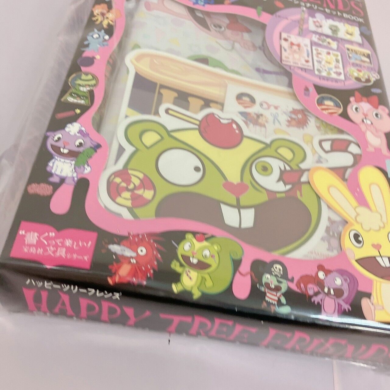 Happy Tree Friends Stationery Set Book Giggles Cuddles Nutty Notebook Sticker