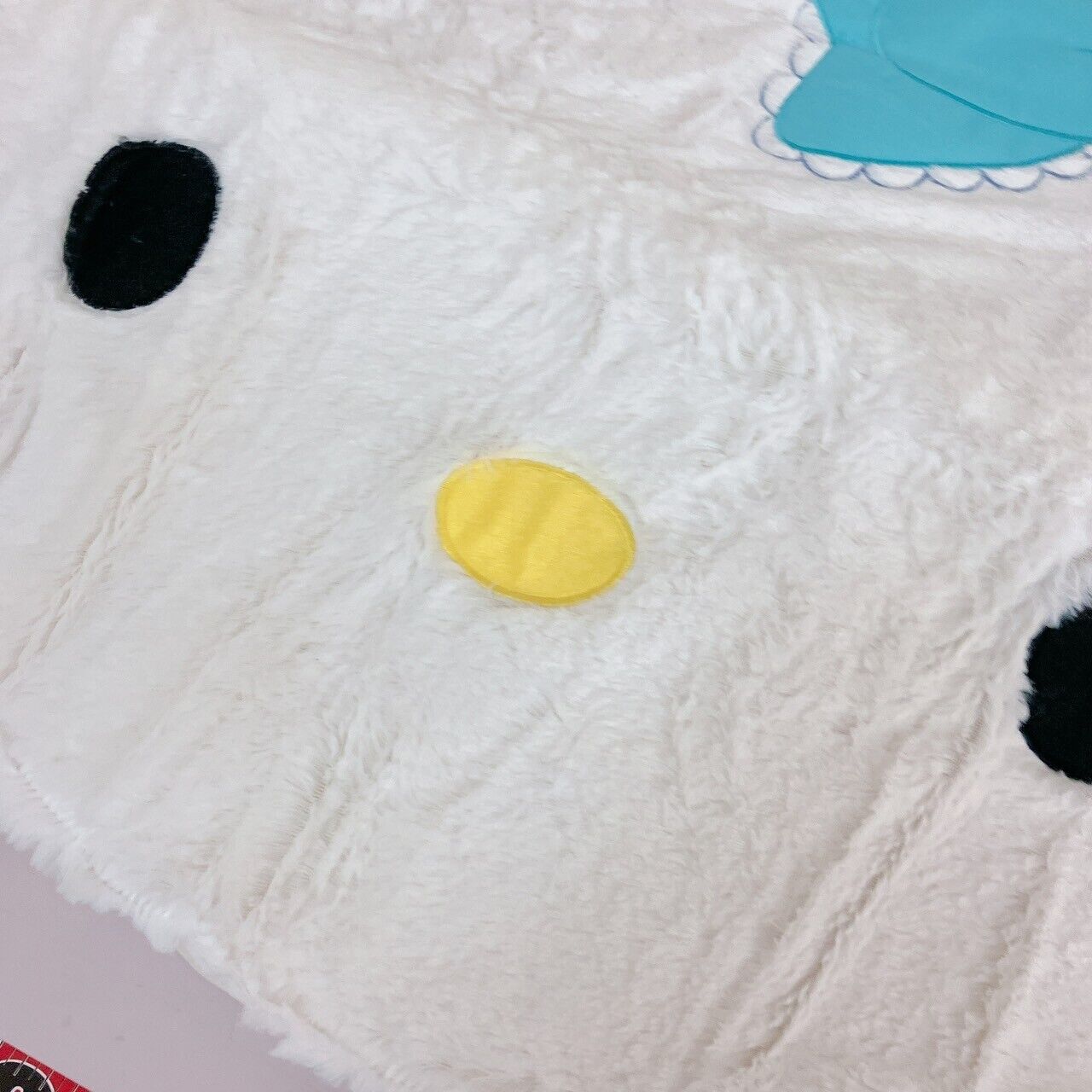 Sanrio Charmmy Charmy Kitty Room Mat Rug White Cat Blue Ribbon Fluffy Face Rare