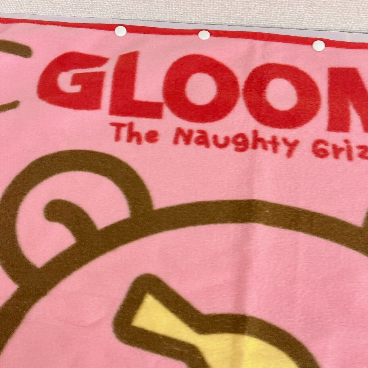 Taito Gloomy Bloody Bear Blanket Pink Yellow Bird Fluffy Chax GP CGP Kawaii Rare