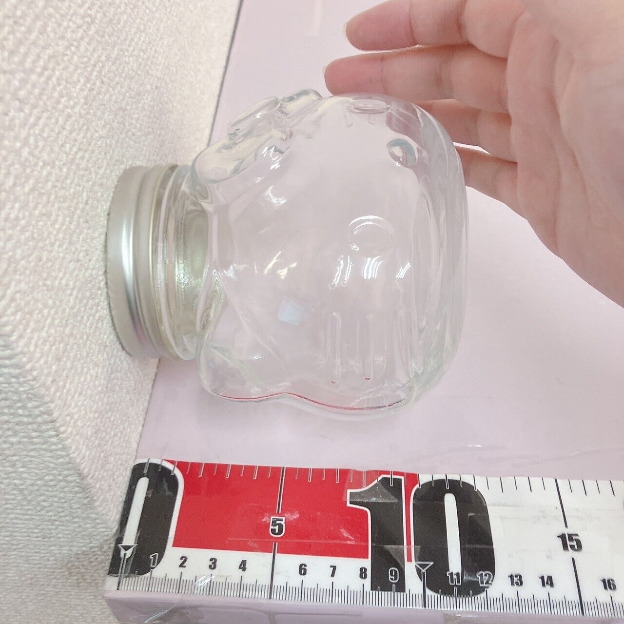 Sanrio Hello Kitty Candy Pot Canister Case Box Bottle Cat Face Aoyama Of Clothes