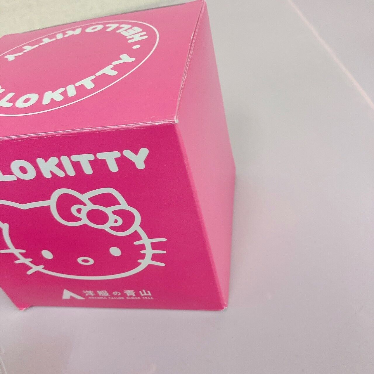 Sanrio Hello Kitty Candy Pot Canister Case Box Bottle Cat Face Aoyama Of Clothes