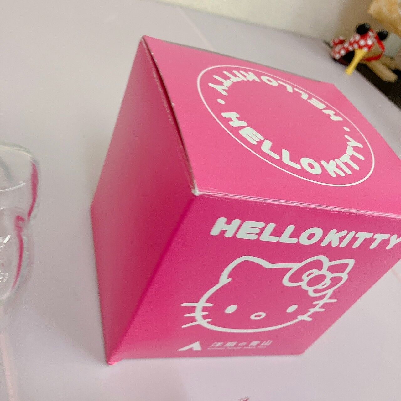 Sanrio Hello Kitty Candy Pot Canister Case Box Bottle Cat Face Aoyama Of Clothes