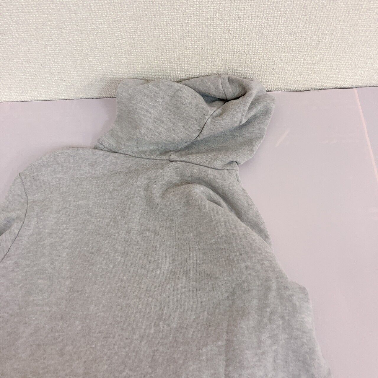 Mezzo Piano Long Sleeve Hoodie 160cm Gray Go Girls Hood Tops Clothing Kawaii