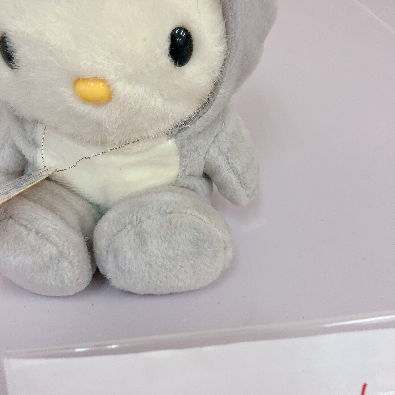 Sanrio Hello Kitty Plush Silver Fox Costume Hokkaido Limited Cat White Ribbon