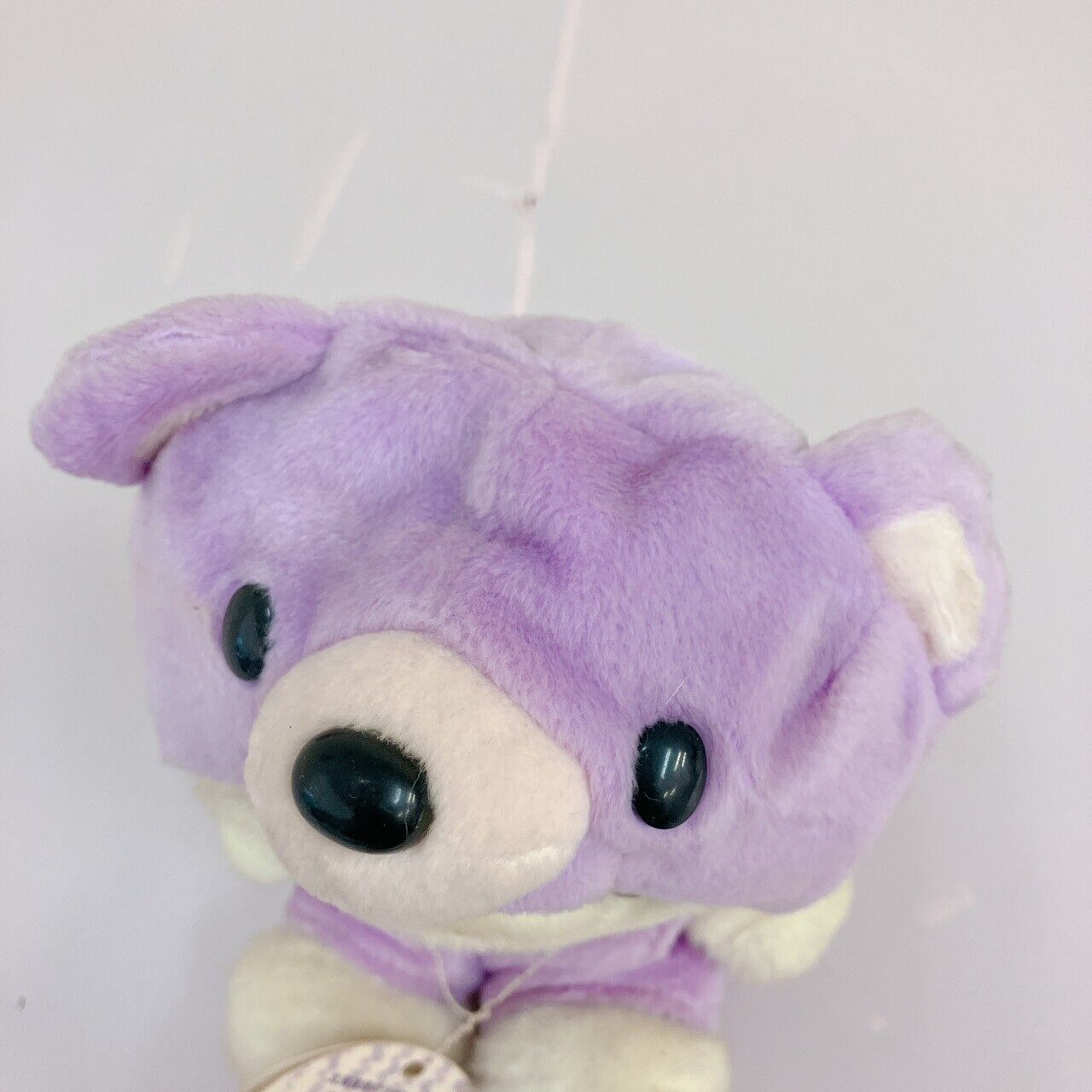 Sanrio Hello Kitty Plush Lavender Bear Costume Hokkaido Limited Cat White Purple