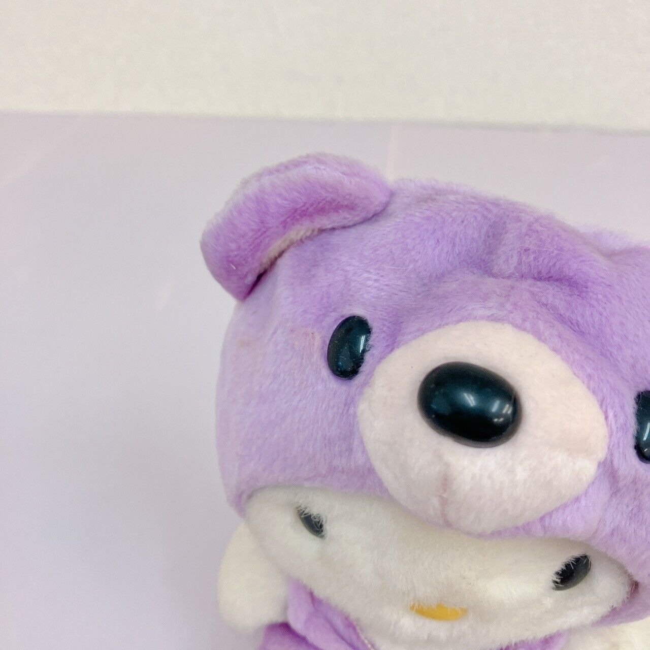 Sanrio Hello Kitty Plush Lavender Bear Costume Hokkaido Limited Cat White Purple