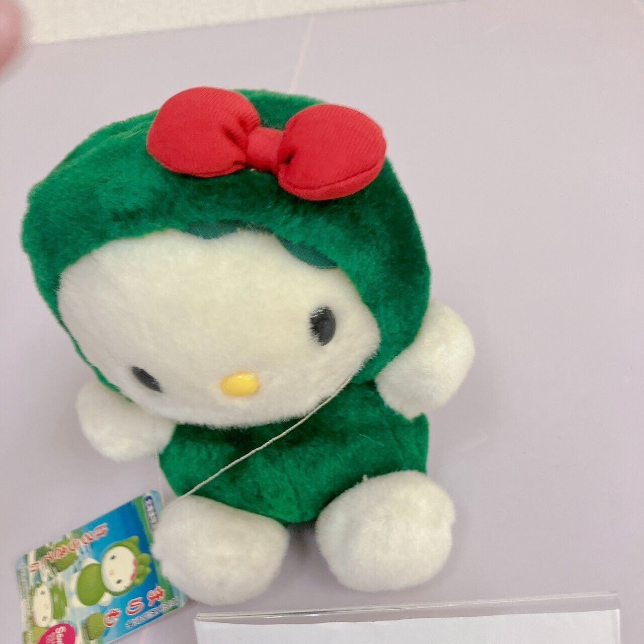 Sanrio Hello Kitty Plush Marimo Costume Hokkaido Limited Cat White Ribbon Green