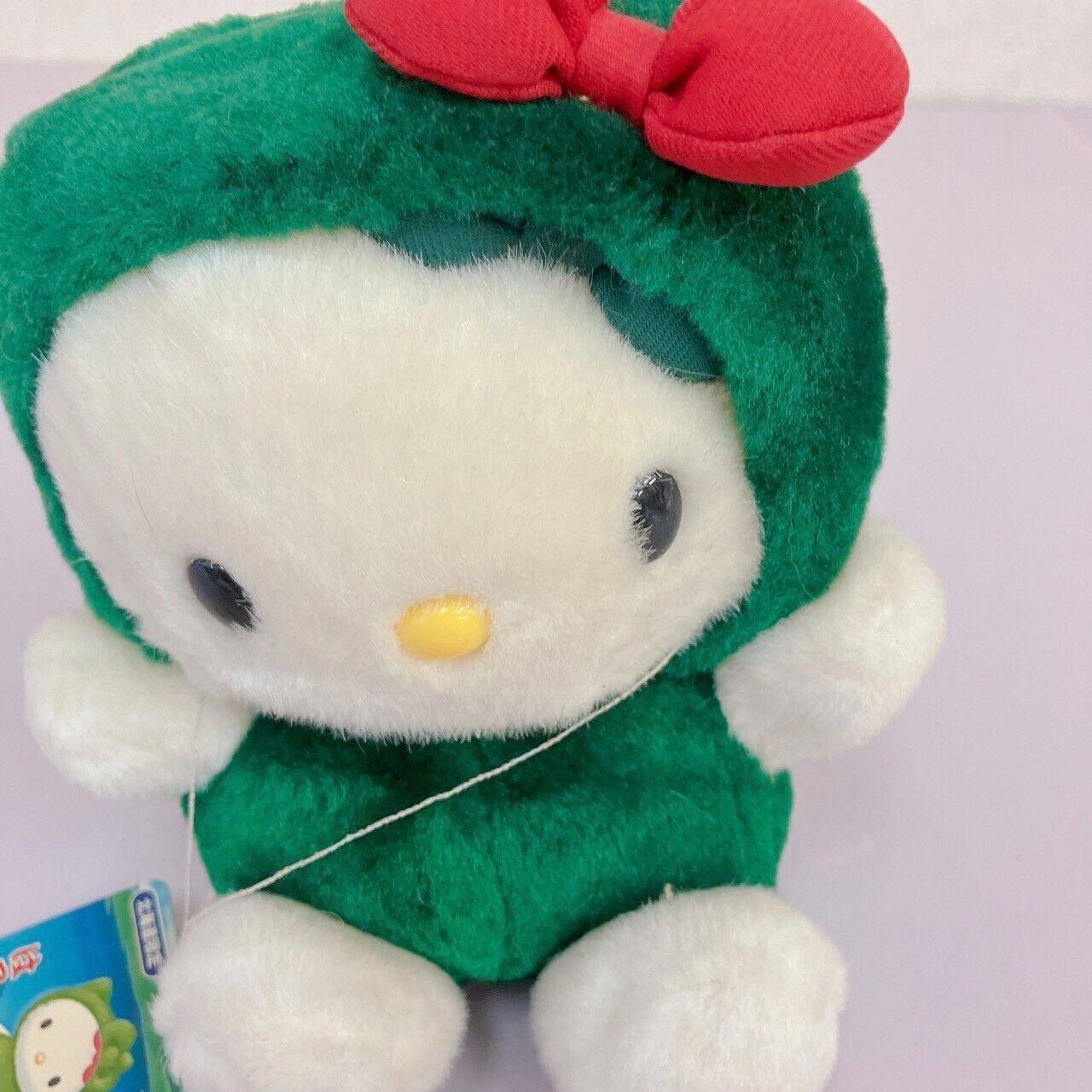 Sanrio Hello Kitty Plush Marimo Costume Hokkaido Limited Cat White Ribbon Green