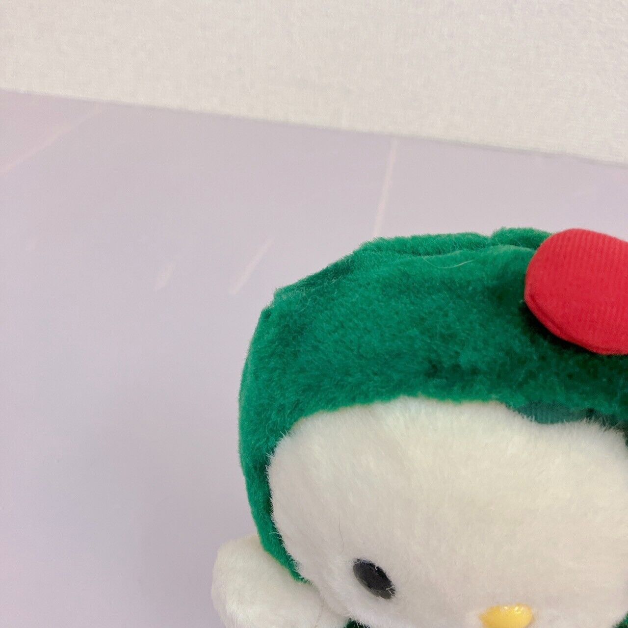 Sanrio Hello Kitty Plush Marimo Costume Hokkaido Limited Cat White Ribbon Green