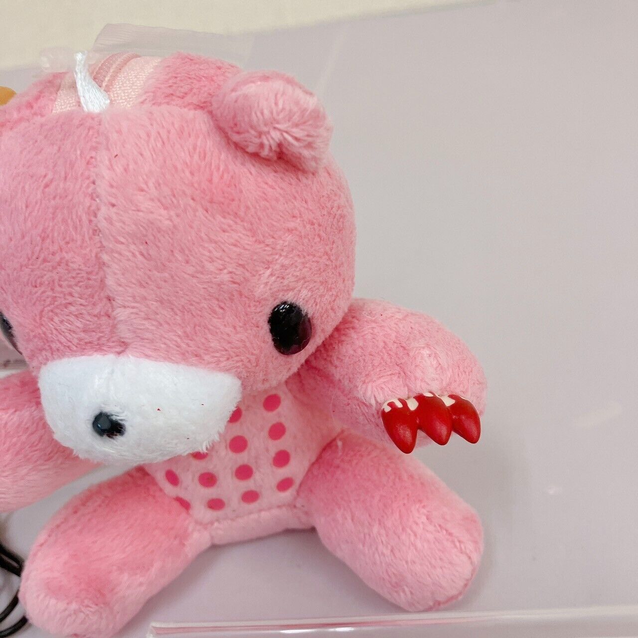 TaiTo Gloomy Bloody Bear Speaker Mascot Plush Pink Chax GP 174 Soft Stuffed Toy