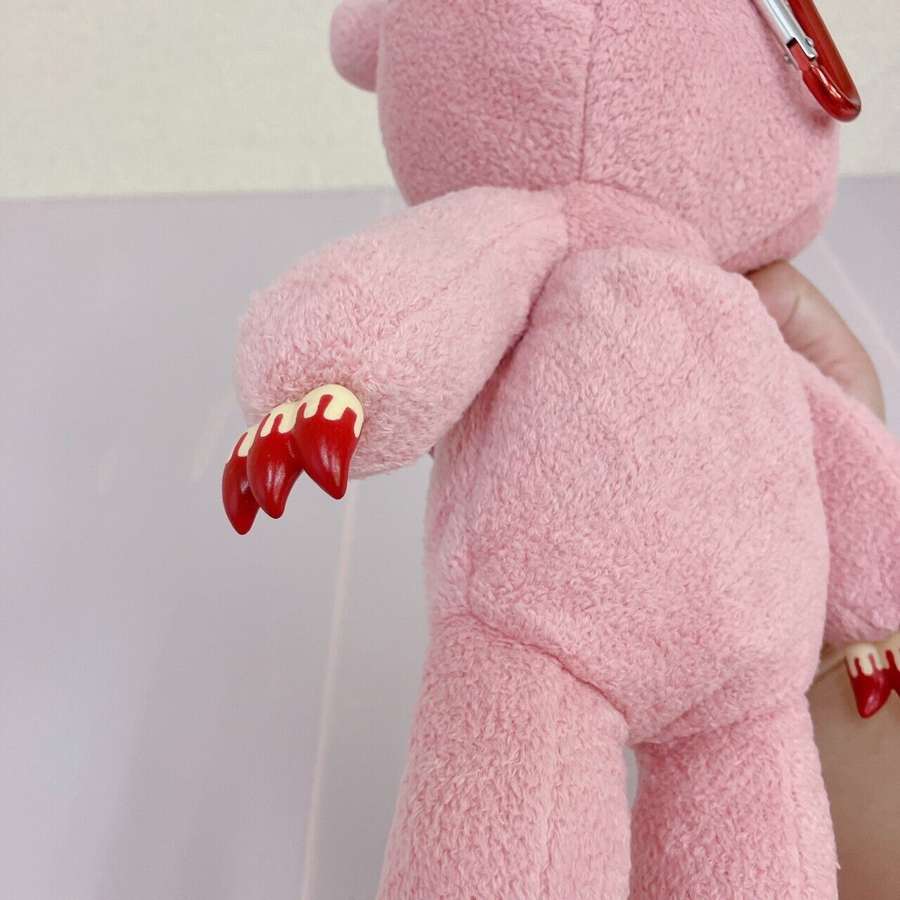 TAiTo Gloomy Bloody Bear Pouch Pink Chax GP CGP 177 Plush Soft Toy Fluffy Kawaii