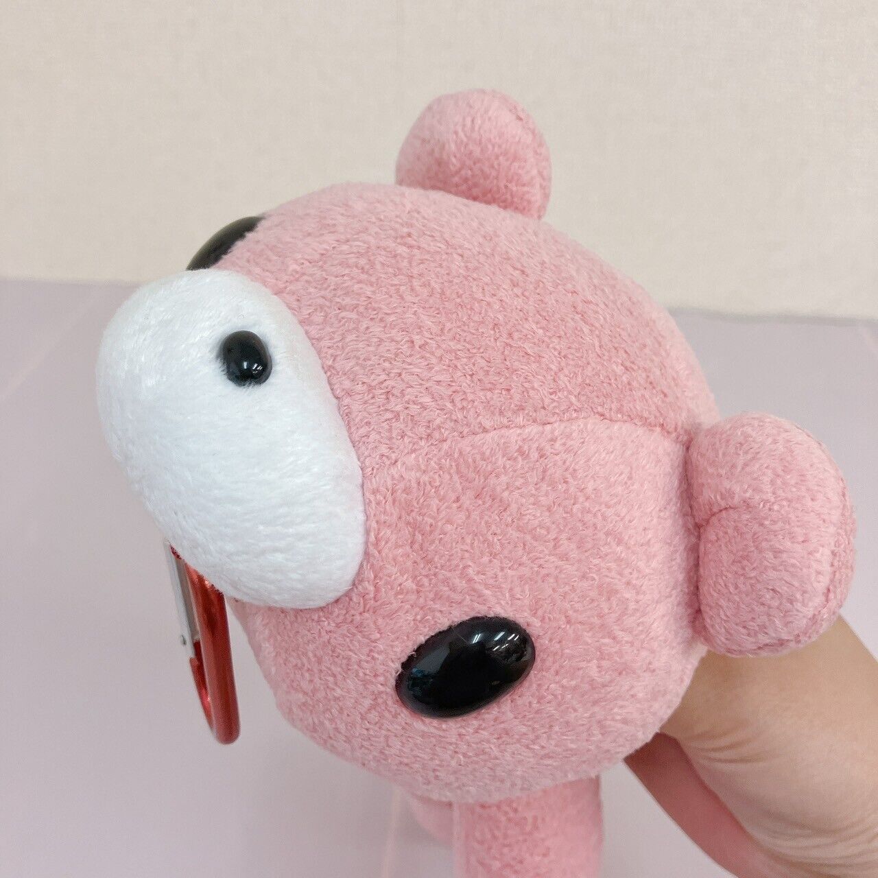 TAiTo Gloomy Bloody Bear Pouch Pink Chax GP CGP 177 Plush Soft Toy Fluffy Kawaii