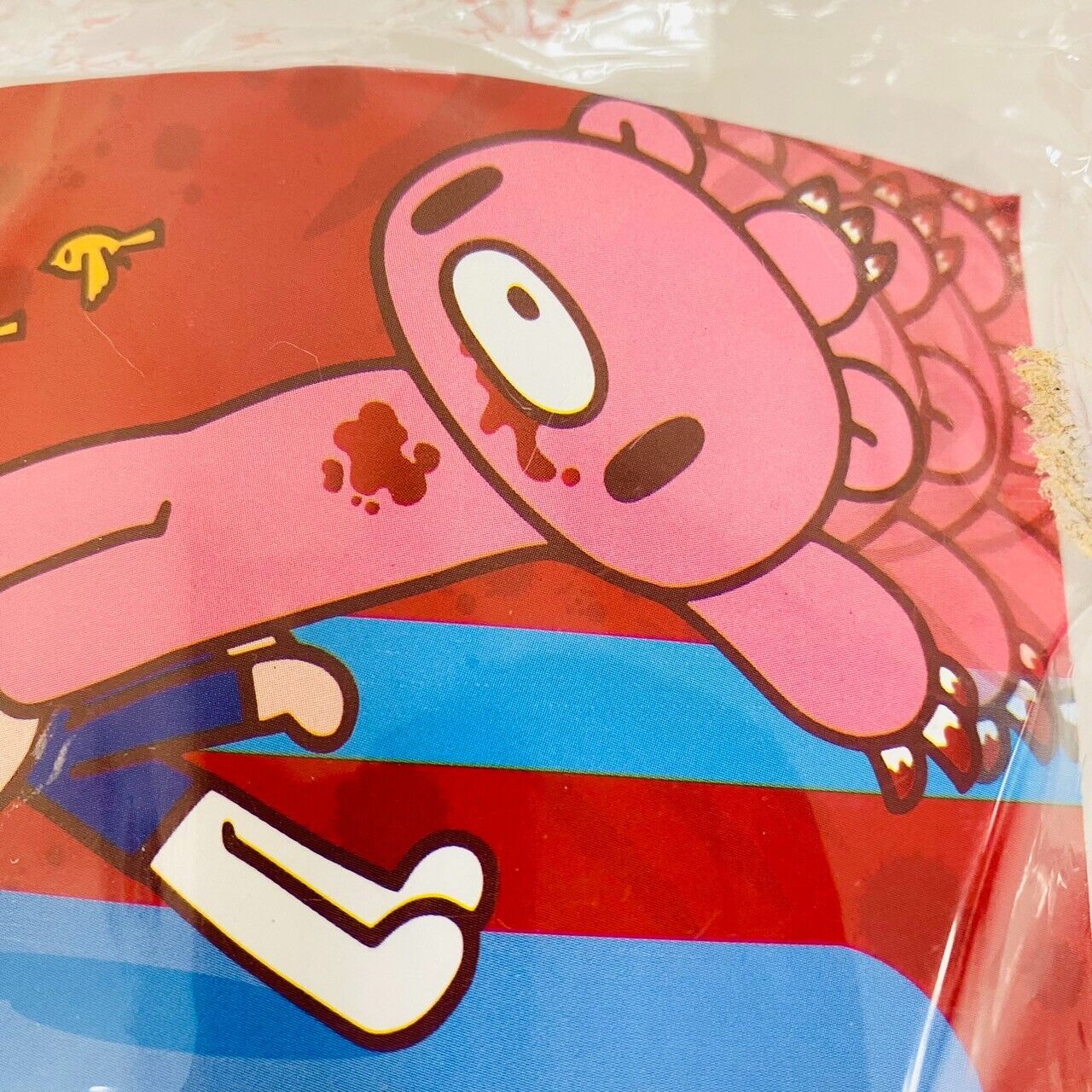 Taito Gloomy Bloody Bear Multi Mat Rug Face Die Cutting Pink Fluffy Prize Kawaii