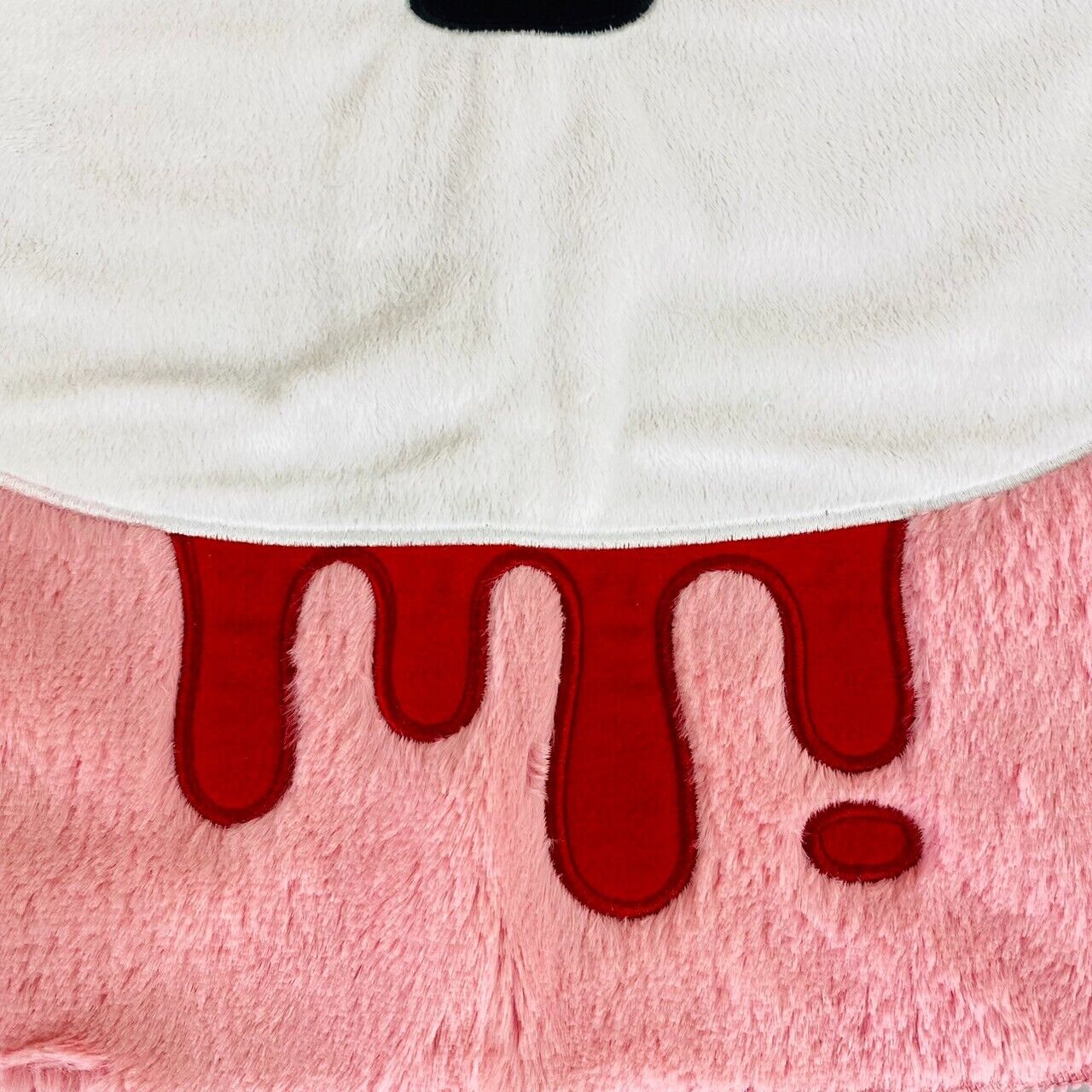 Taito Gloomy Bloody Bear Multi Mat Rug Face Die Cutting Pink Fluffy Prize ChaxGP