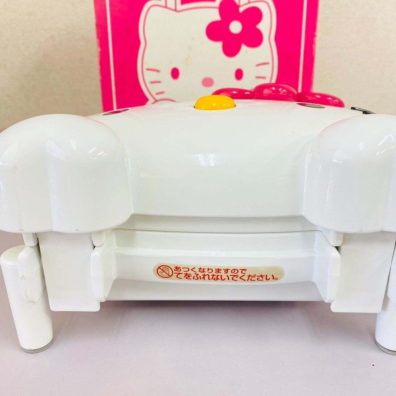 Sanrio Hello Kitty Hot Sandwich Maker White Cat Pink Flower HP-4363 Cooking Rare