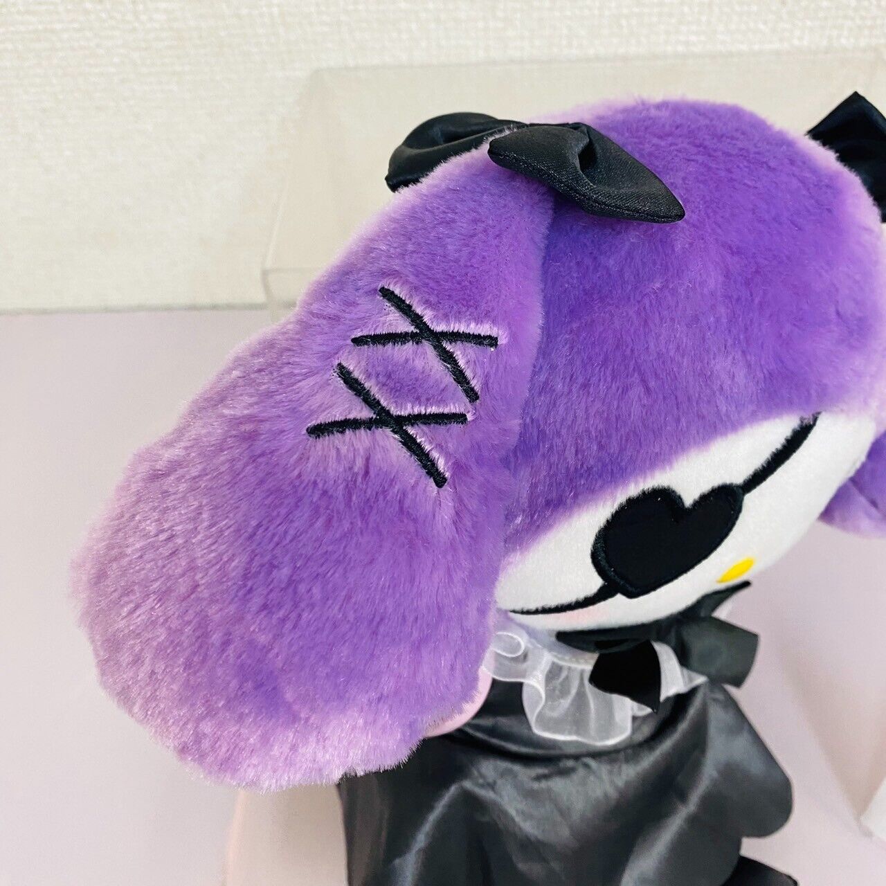 Sanrio My Melody Kuromi Plush Set 2 Oshigoto Series Rabbit Black Purple Soft Toy