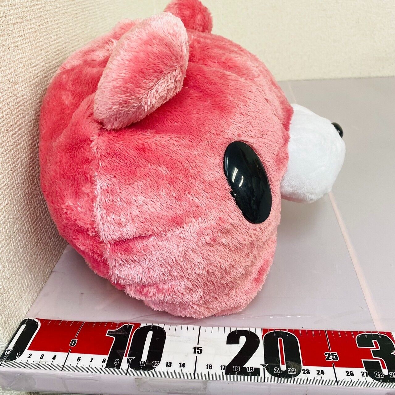 Taito Gloomy Bloody Bear Plush Cap Hat Pink Red Chax CGP Fluffy Soft Stuffed Toy