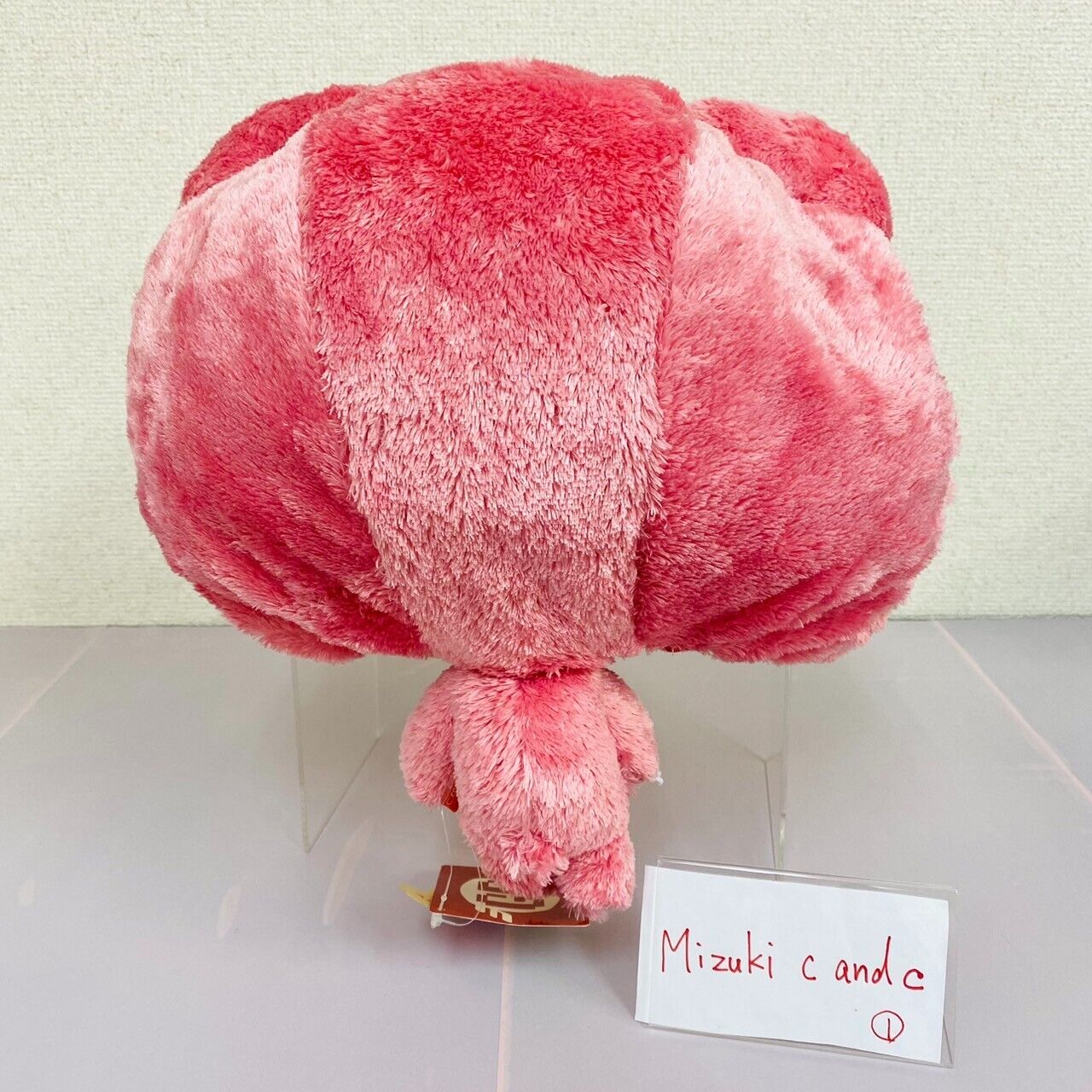 Taito Gloomy Bloody Bear Plush Cap Hat Pink Red Chax CGP Fluffy Soft Stuffed Toy