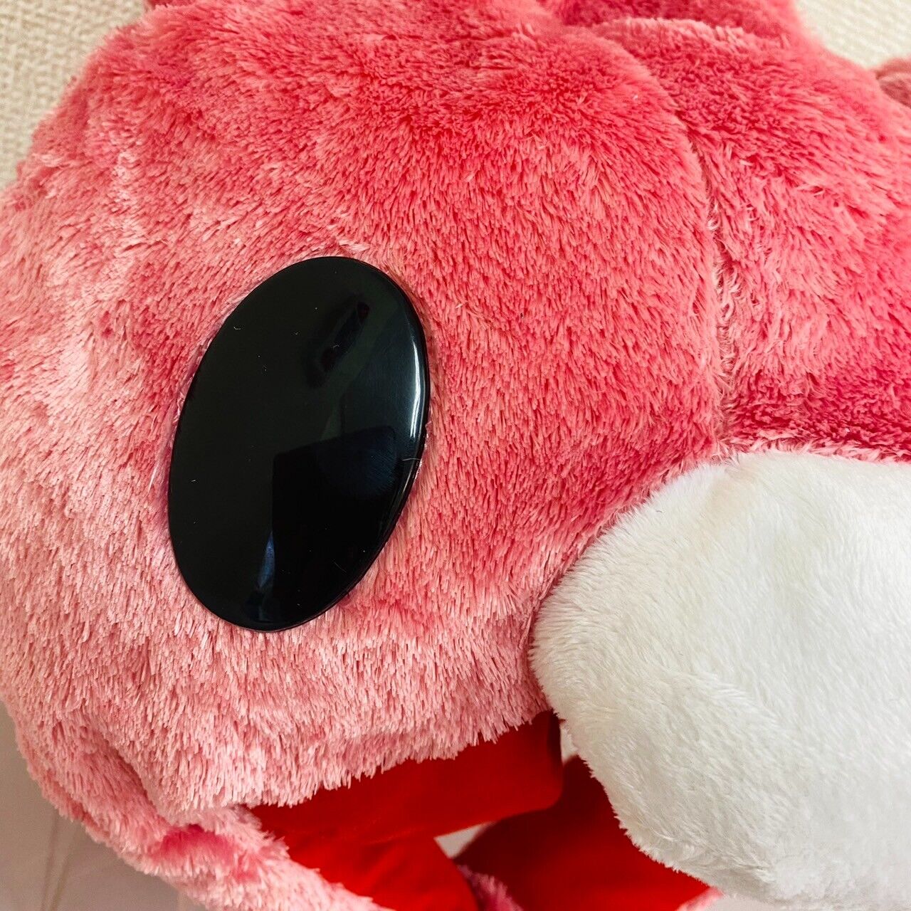 Taito Gloomy Bloody Bear Plush Cap Hat Pink Red Chax CGP Fluffy Soft Stuffed Toy