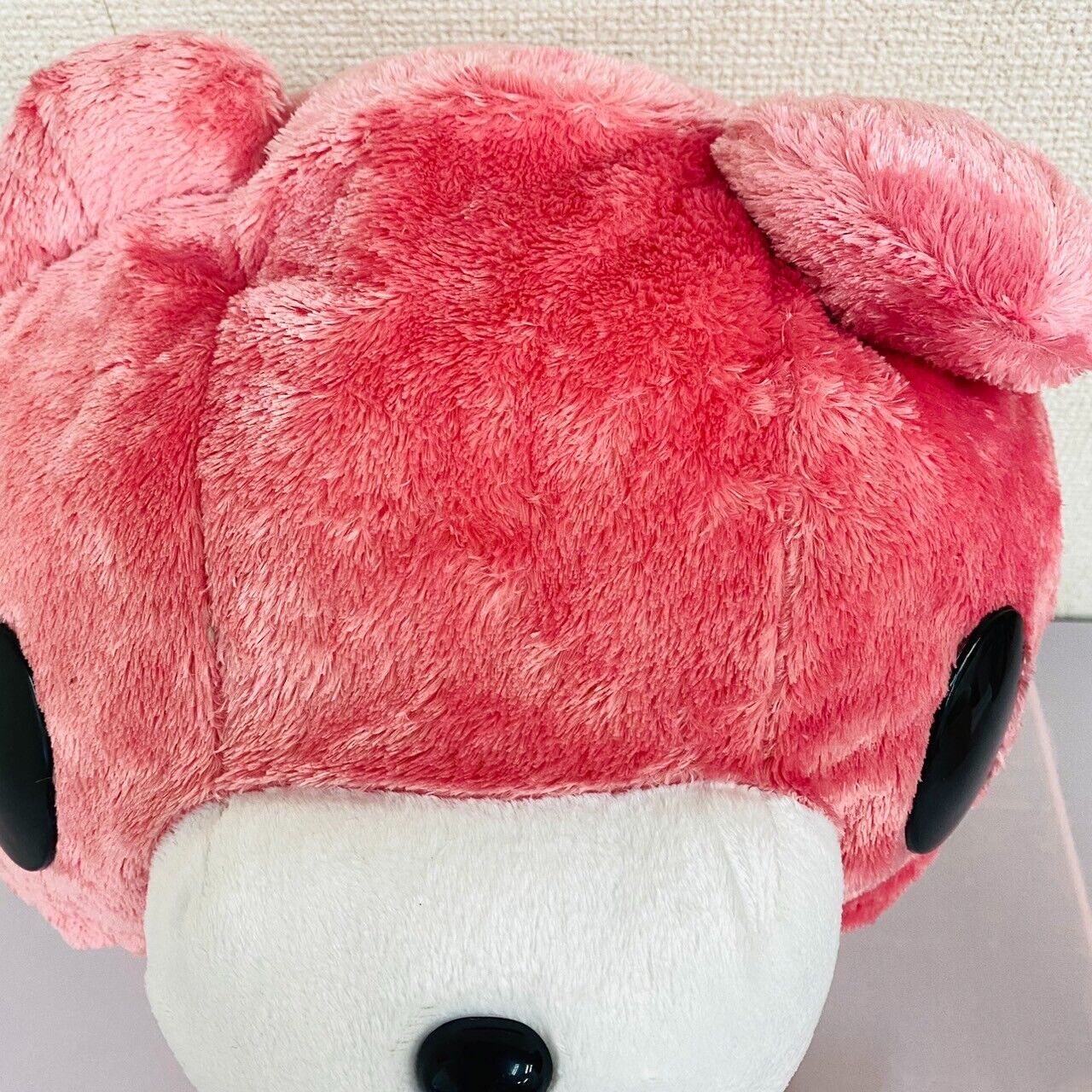 Taito Gloomy Bloody Bear Plush Cap Hat Pink Red Chax CGP Fluffy Soft Stuffed Toy