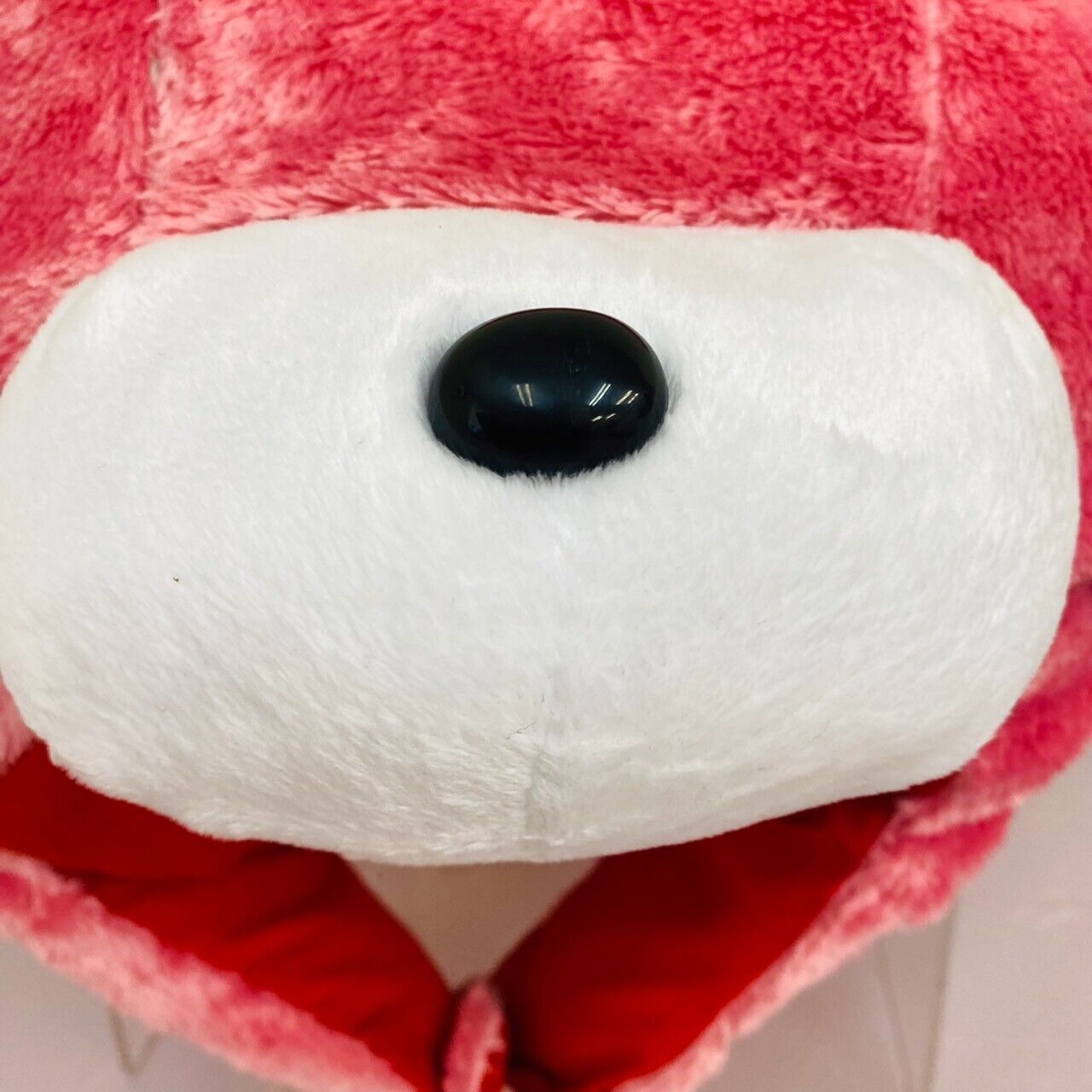 Taito Gloomy Bloody Bear Plush Cap Hat Pink Red Chax CGP Fluffy Soft Stuffed Toy