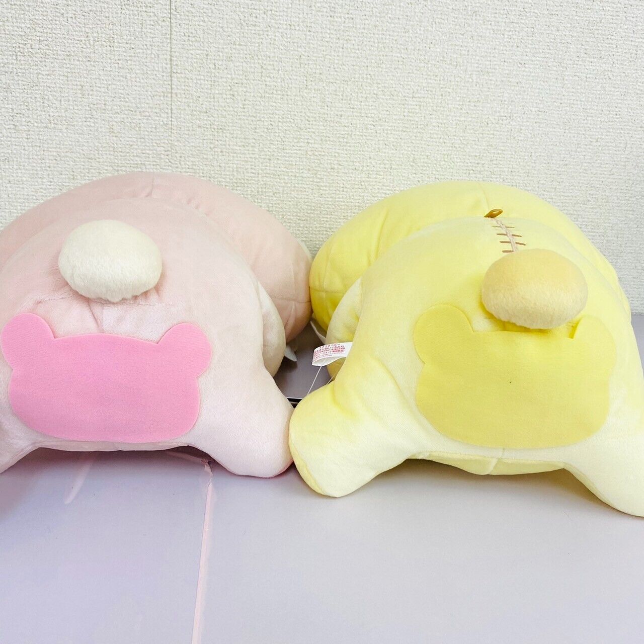 San-x Rilakkuma Korilakkuma Plush Set 2 Soft Stuffed Toy Doll Baby Yellow Pink