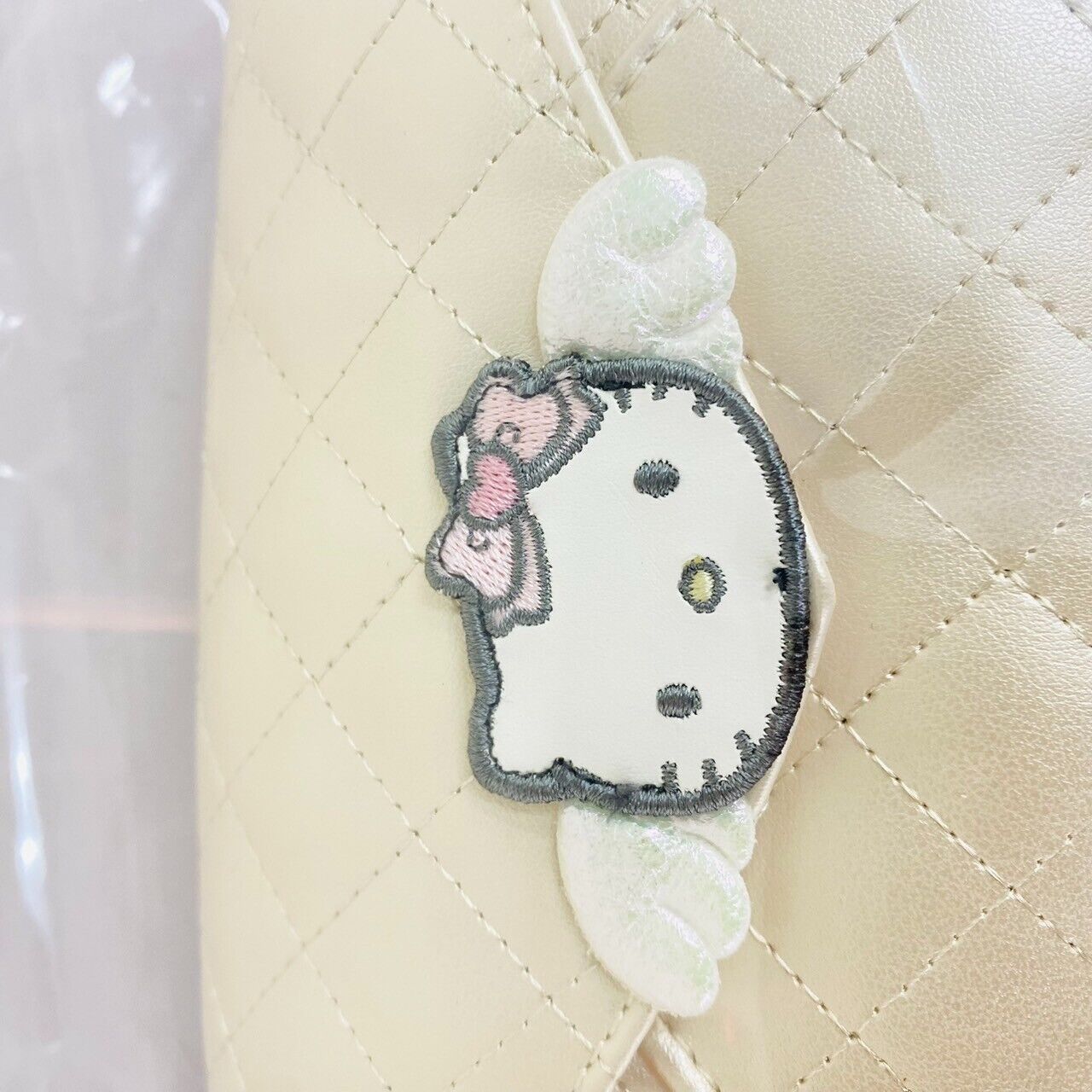 Sanrio Hello Kitty Pouch Mirror Set 2 Angel White Cat 2024 Spring Collection