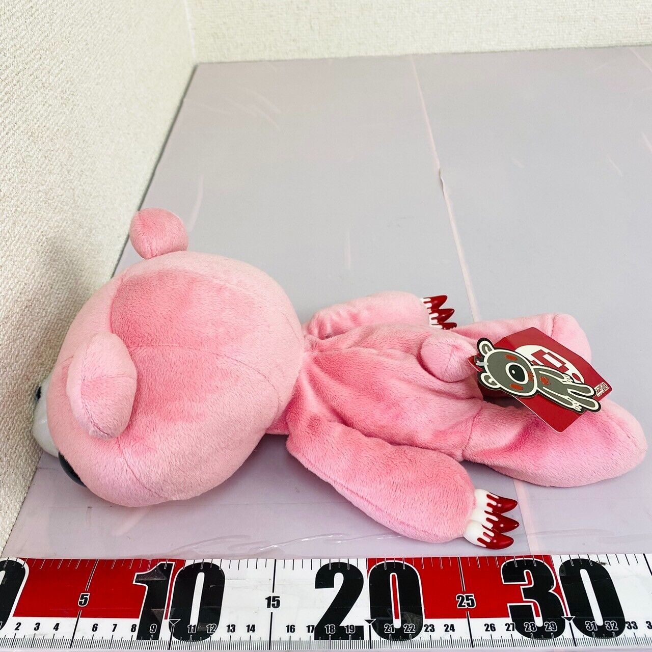 TAiTo Gloomy Bear Bloody Plush Pink Soft Stuffed Toy Lying Fluffy Doll Chax GP