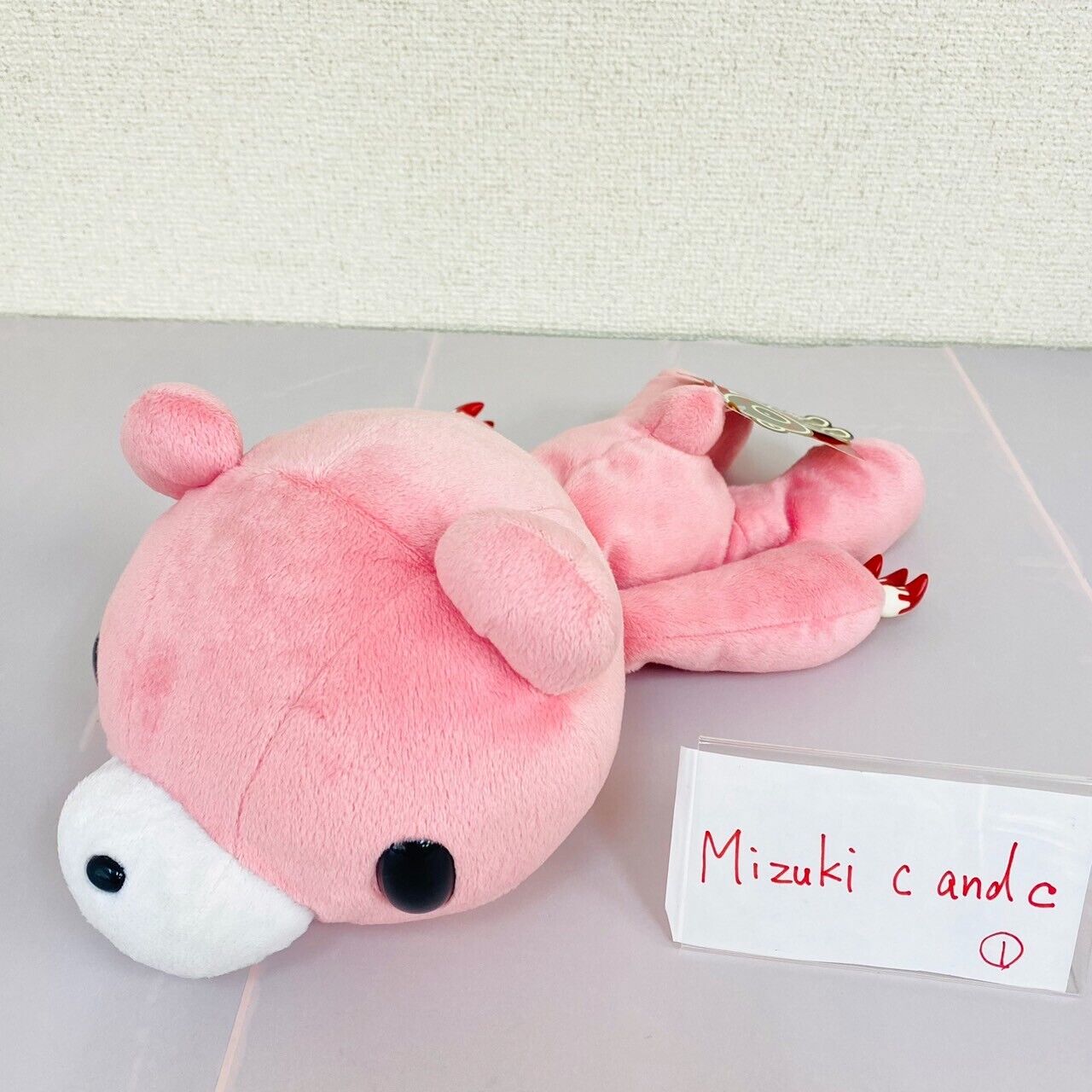 TAiTo Gloomy Bear Bloody Plush Pink Soft Stuffed Toy Lying Fluffy Doll Chax GP