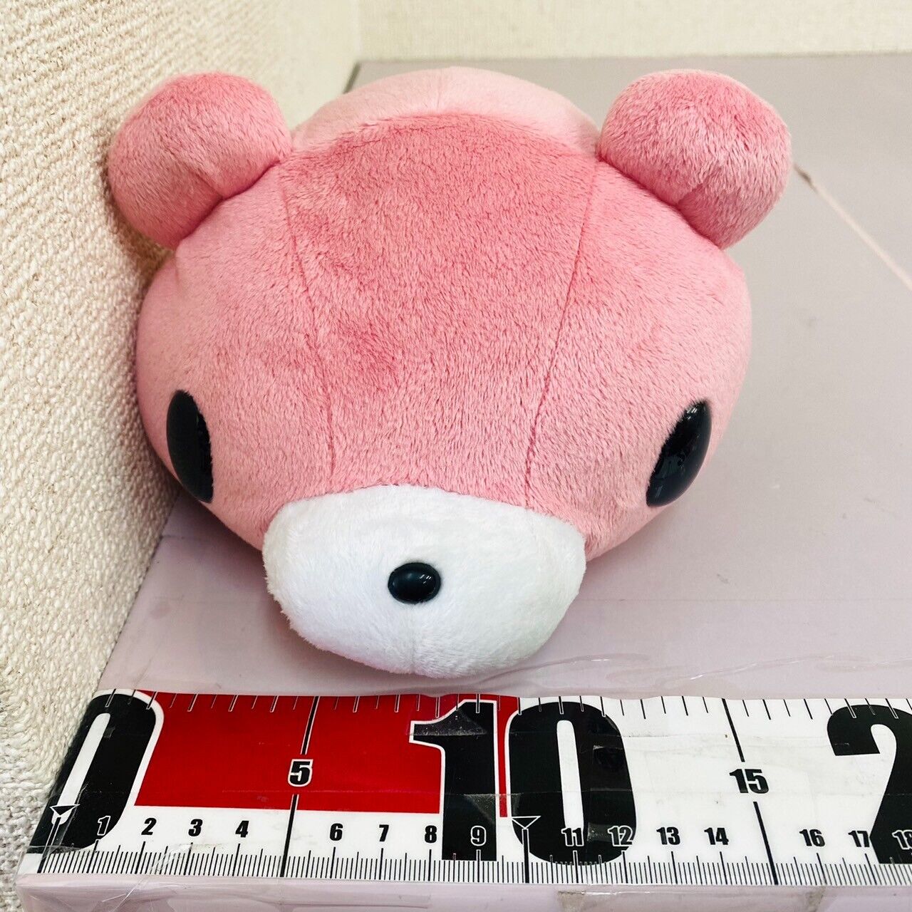 TAiTo Gloomy Bear Bloody Plush Pink Soft Stuffed Toy Lying Fluffy Doll Chax GP