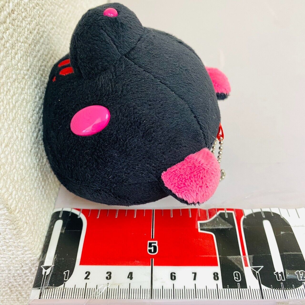 TAiTo Gloomy Bloody Bear Speaker Black Plush Soft Stuffed Toy Chax GP Face Pink