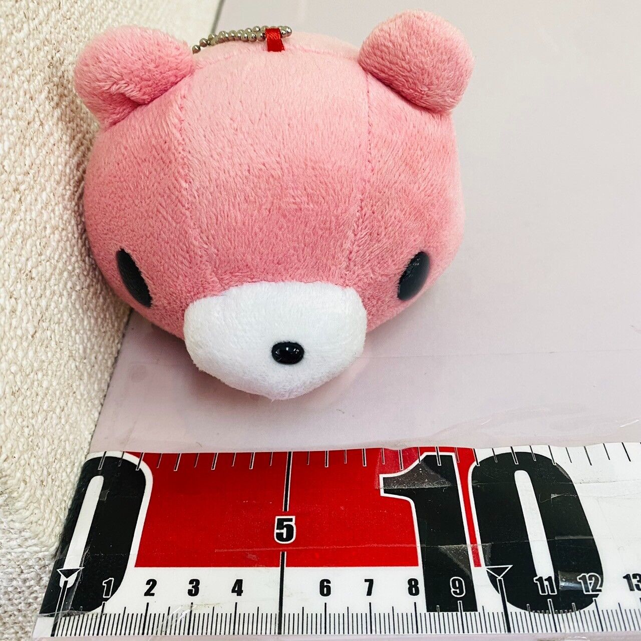 TAiTo Gloomy Bloody Bear Speaker Pink Plush Soft Stuffed Toy Chax GP 219 Face