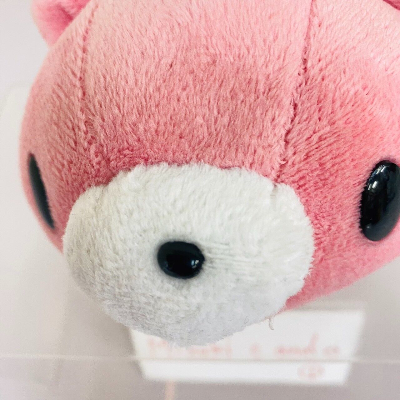 TAiTo Gloomy Bloody Bear Speaker Pink Plush Soft Stuffed Toy Chax GP 219 Face