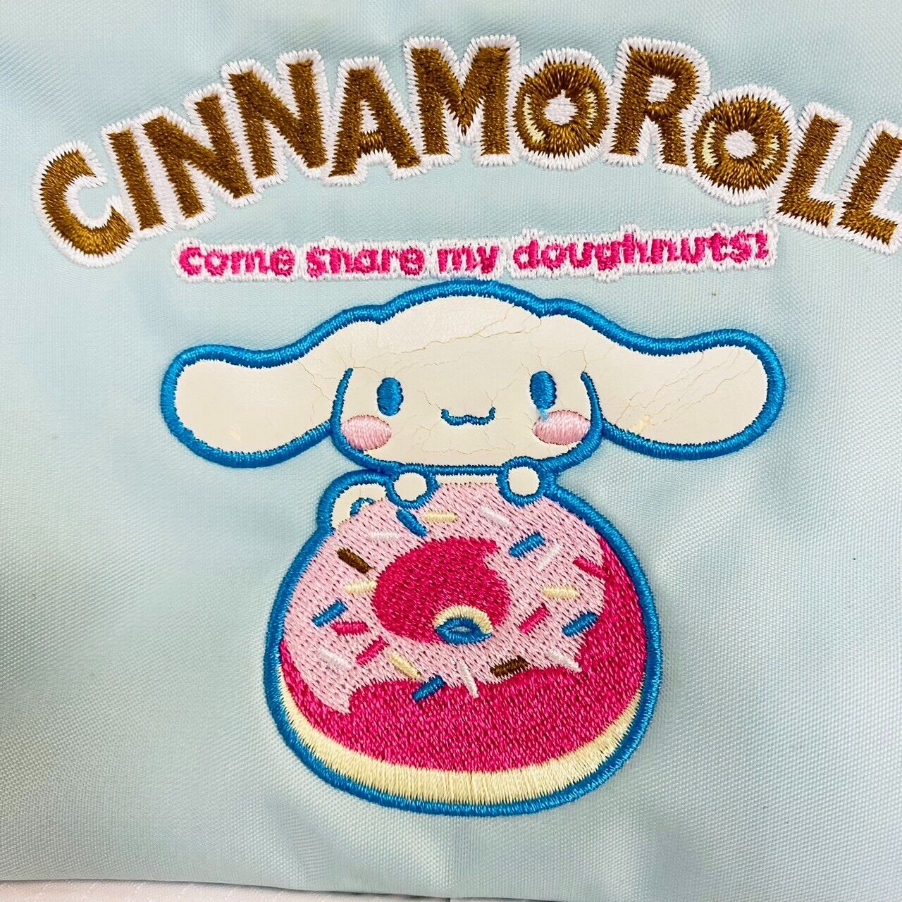 Sanrio Cinnamoroll Backpack Rucksack School Bag Light Blue Donuts White Puppy