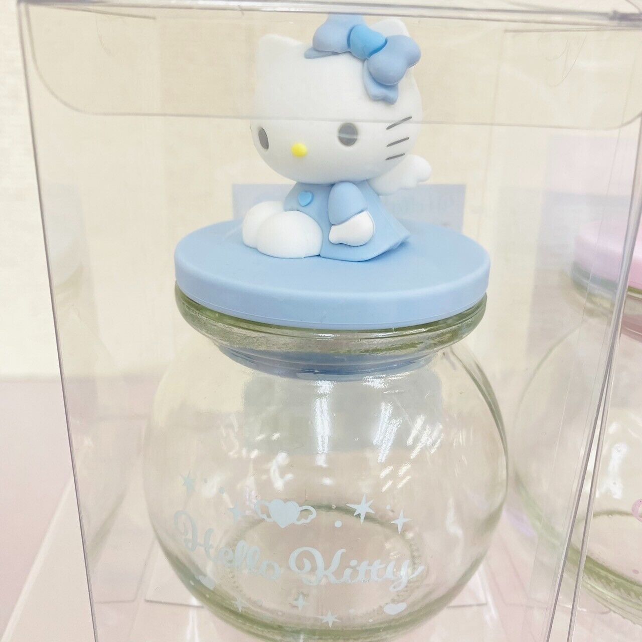 Sanrio Hello Kitty Squeeze Mascot Canister Set 4 2024 Spring Collection Pink