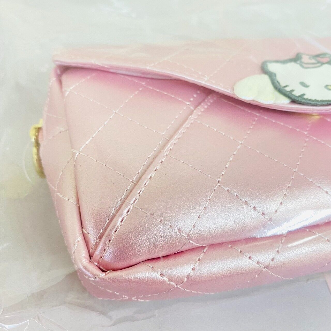 Sanrio Hello Kitty Pouch Coin Pass Case Set 2 Angel Pink 2024 Spring Collection