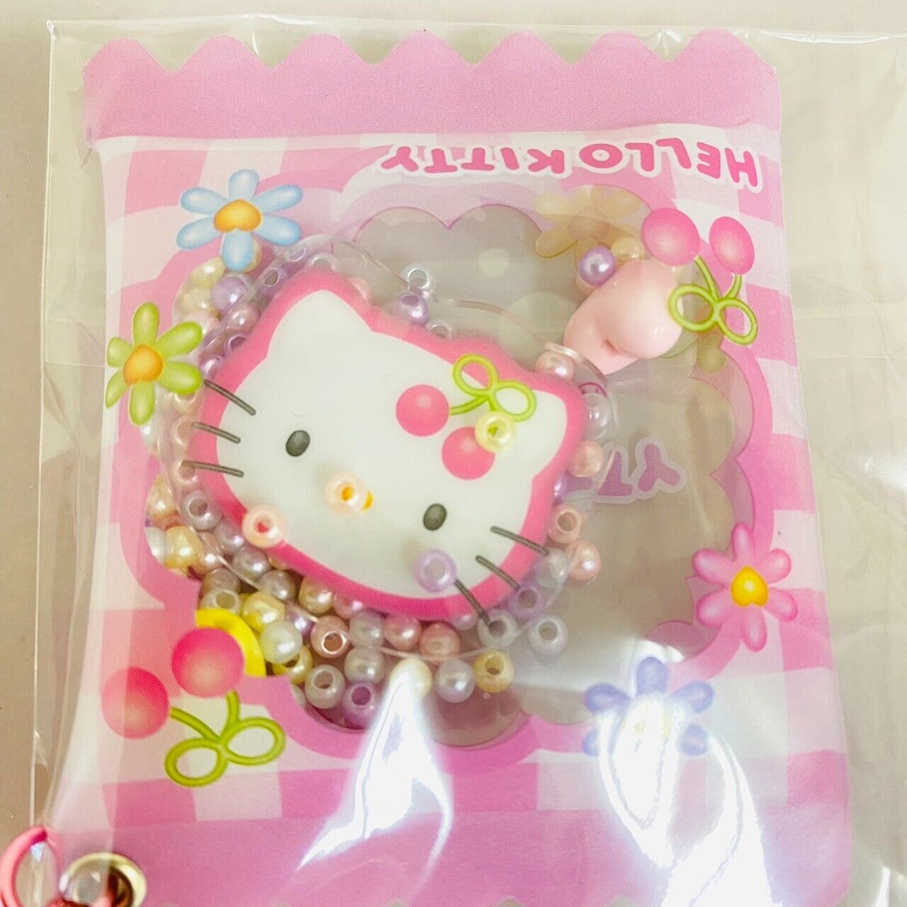 Sanrio Hello Kitty Dome Key Ring Charm Set 4 2024 Spring Collection Heart Cherry