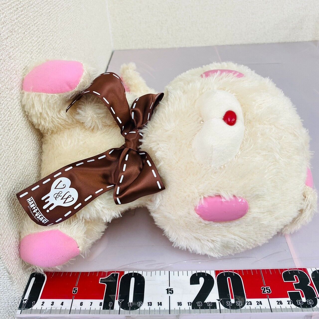 Taito Hanyou Usagi All Purpose Bunny Plush Soft Stuffed Toy White Valentine Rare