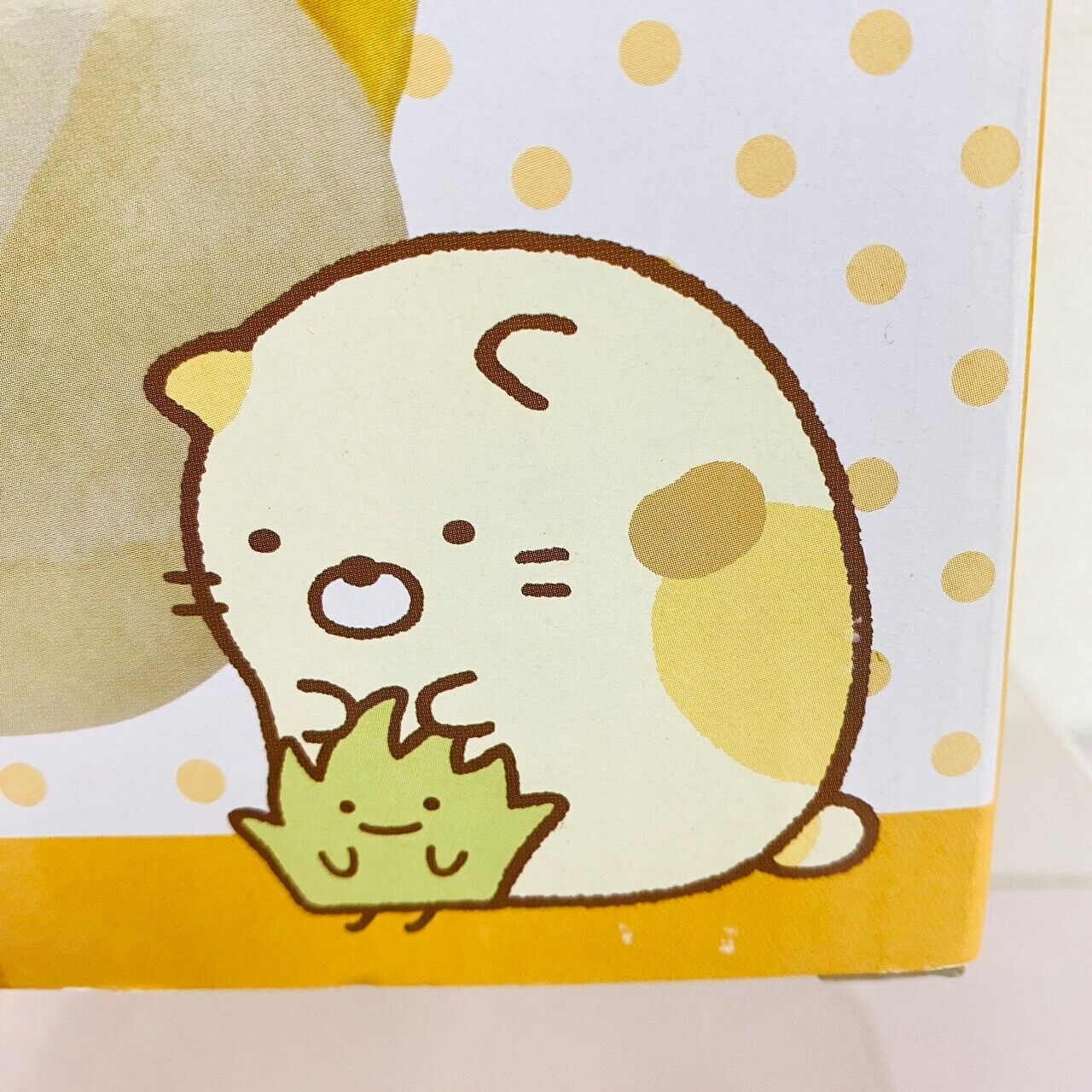 San-X Sumikko Gurashi Neko Cat Plush Headphone White Yellow Soft Stuffed Toy