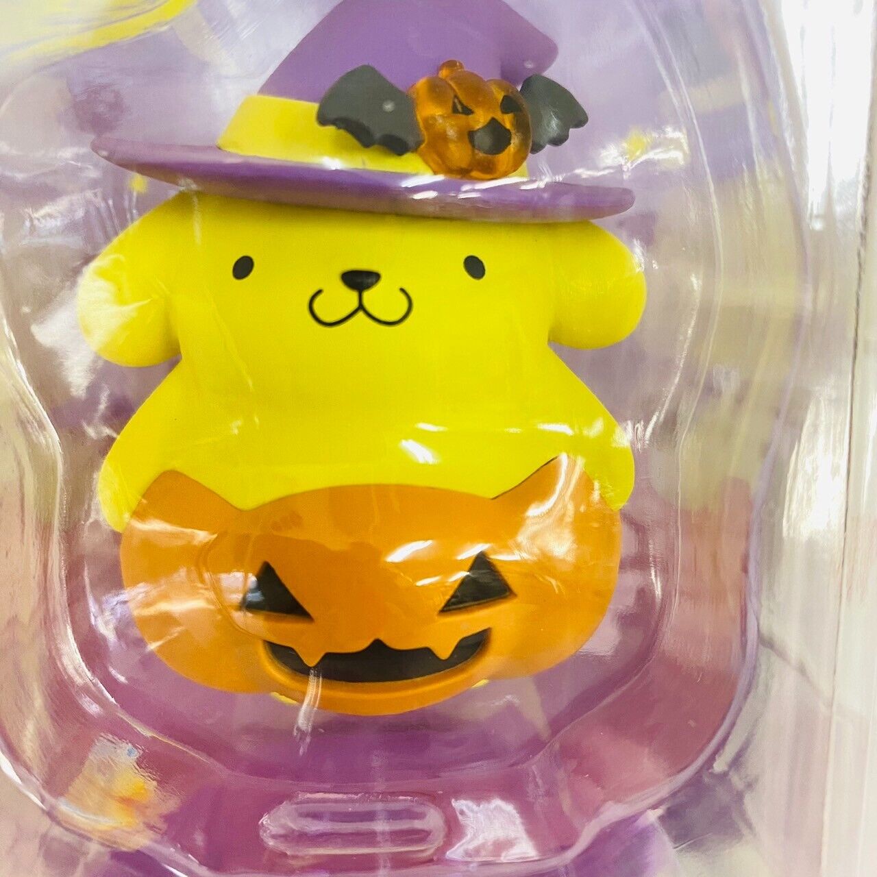 Sanrio Pompom Purin Mocchiri Mascot Figure Halloween Happy Prize Hat Pumpkin