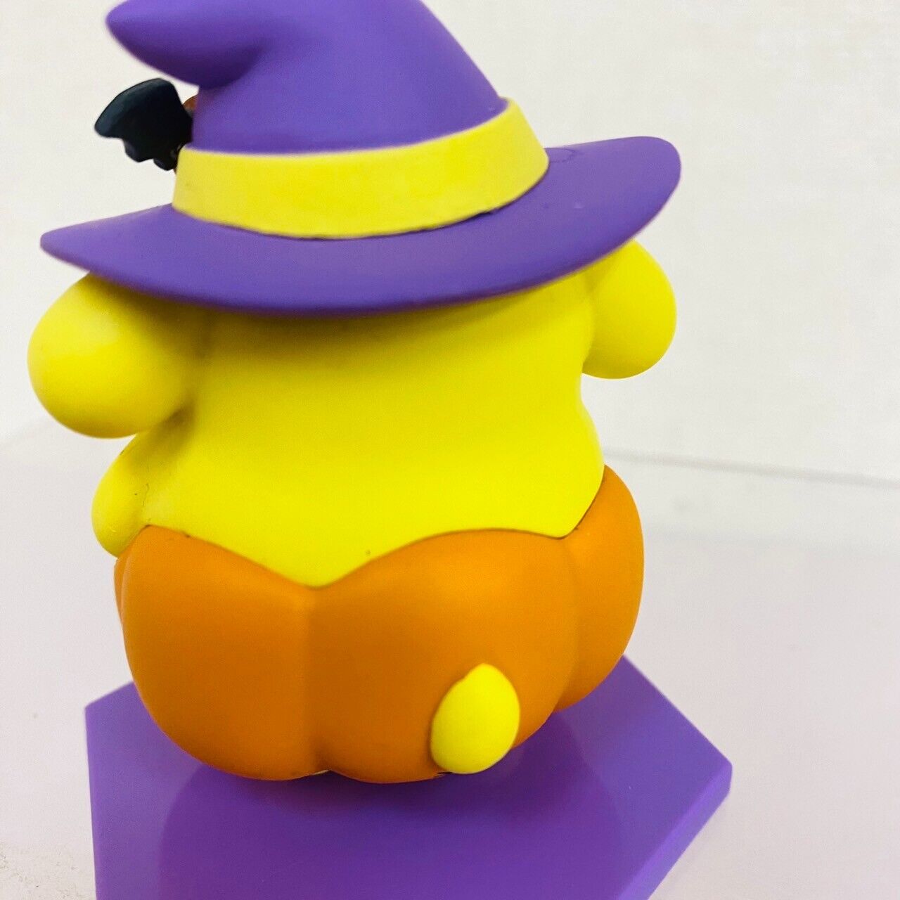 Sanrio Pompom Purin Mocchiri Mascot Figure Halloween Hat Pumpkin Happy Prize